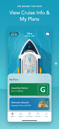 Disney Cruise Line Navigator screenshot