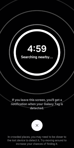 Samsung Find: Location Sharing screenshot