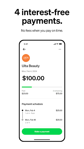 Afterpay: Pay over time screenshot