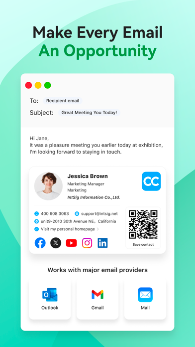 CamCard-Digital business card screenshot