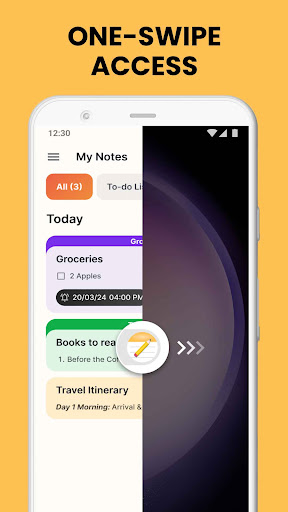 Notes Launcher: Notepad, To-do screenshot