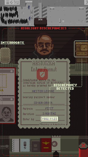 Papers, Please screenshot