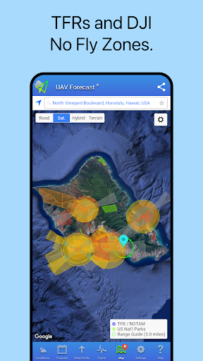 UAV Forecast for Drone Pilots screenshot