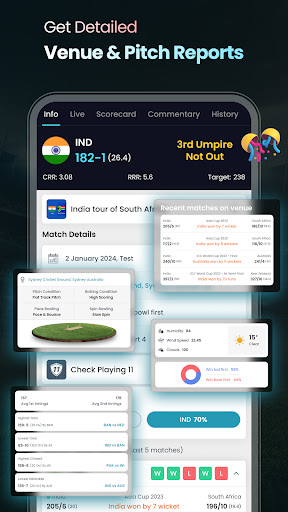 Cricket LineX: Fast Live score screenshot
