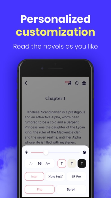 AlphaNovel — Books & Stories screenshot