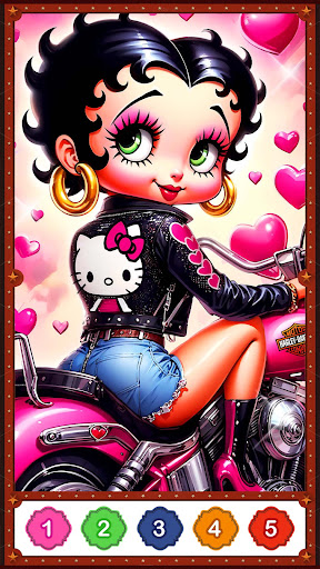 Retro Style Coloring Games screenshot