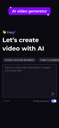 AI Video Maker - Renderforest screenshot