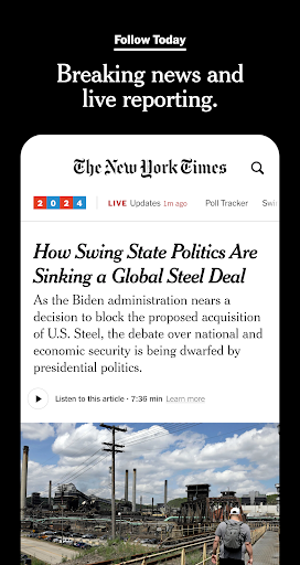 NYTimes: US and Global News screenshot