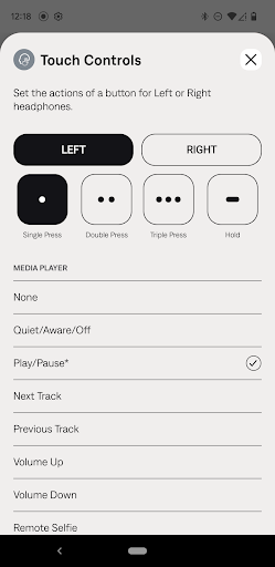 Bose QC Earbuds screenshot