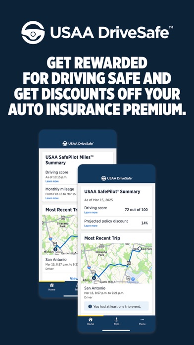 USAA DriveSafe screenshot