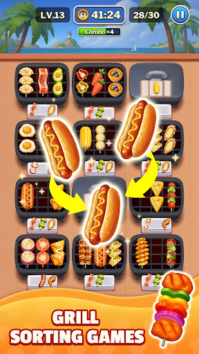 Grill Match - Food Sort Puzzle screenshot