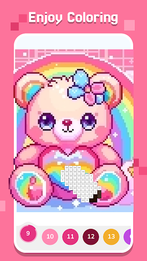 Pixel Coloring-Color by number screenshot