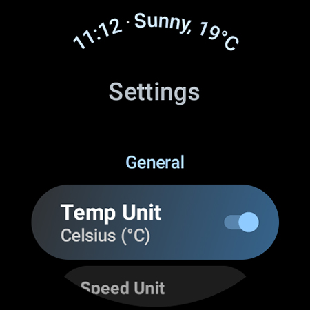 Weather Complications: Wear OS screenshot