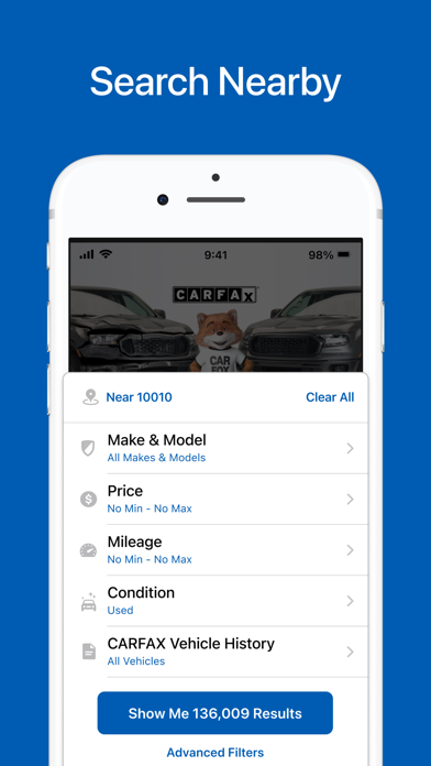 CARFAX - Shop New & Used Cars screenshot