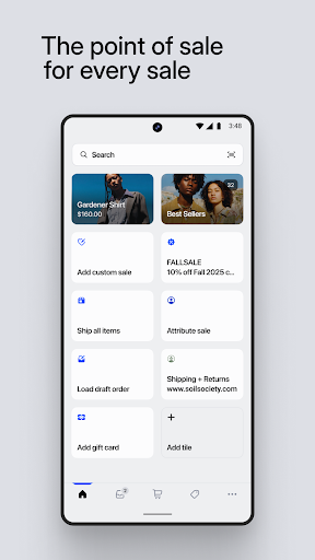 Shopify Point of Sale (POS) screenshot