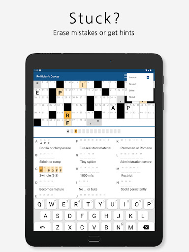 Acrostic Crossword Puzzles screenshot
