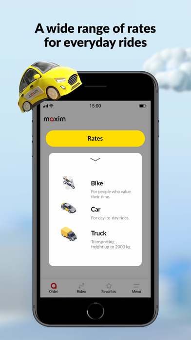 maxim — order a taxi & food screenshot