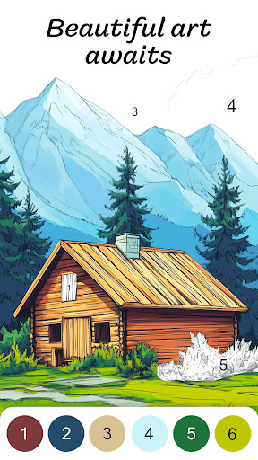 Color by Number for Adults screenshot