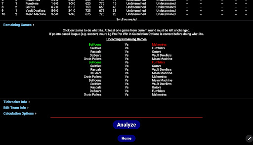 PlayoffComputer screenshot