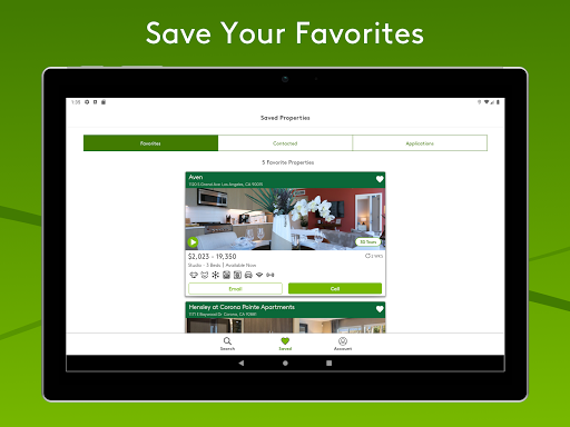 Apartments.com Rental Search screenshot