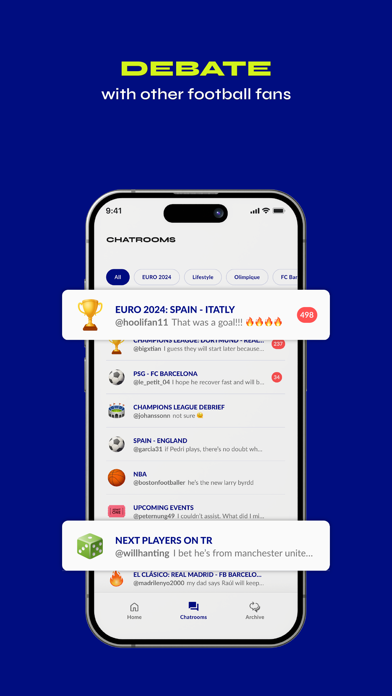 TR - Chat with Football Stars screenshot