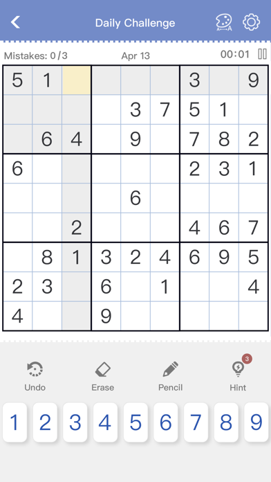 Sudoku - Classic Sudoku Puzzle screenshot