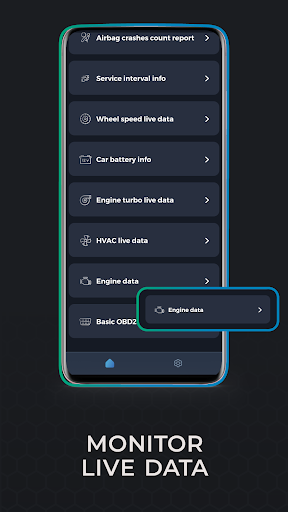Carista OBD2 screenshot