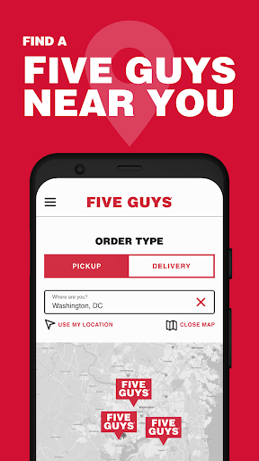 Five Guys Burgers & Fries screenshot