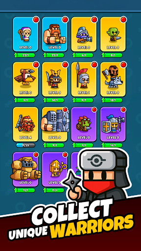 Tiny Warriors Rush - Idle TD screenshot