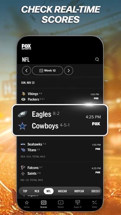 FOX Sports: Watch Live Games screenshot