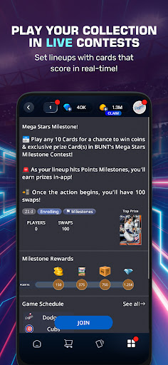 Topps® BUNT® MLB Card Trader screenshot