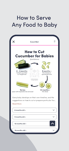 Solid Starts: Baby Food App screenshot