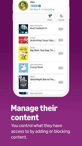 Amazon Kids Parent Dashboard screenshot