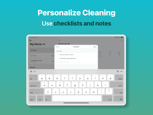 House Chores Cleaning Schedule screenshot