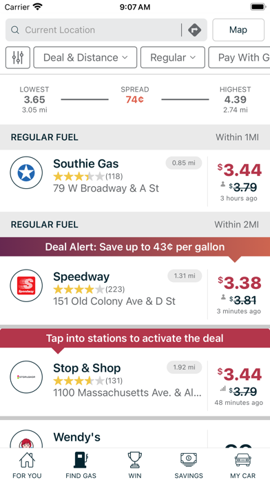 GasBuddy: Find & Pay for Gas screenshot