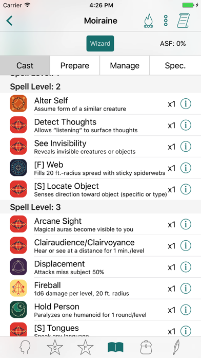 RPG Scribe Pathfinder & 3.5e screenshot