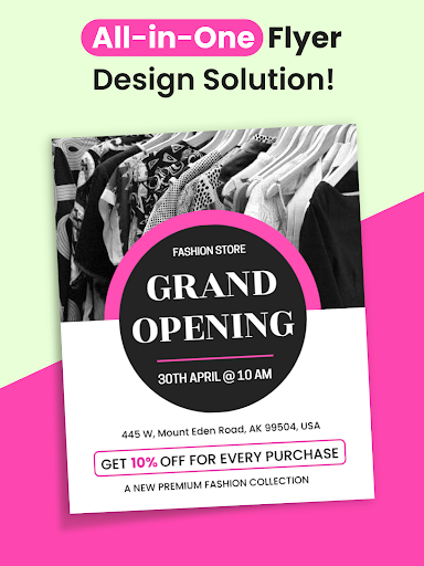 Flyers, Poster Maker, Design screenshot