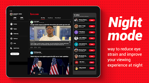 Beloud: News & Free Speech screenshot