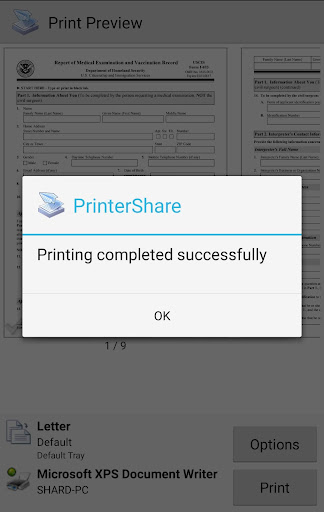 PrinterShare Mobile Print screenshot