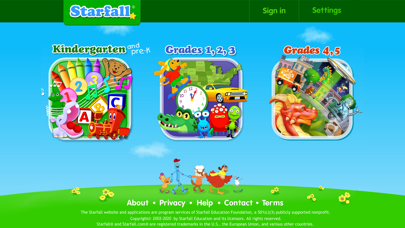 Starfall screenshot