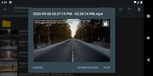 Droid Dashcam - Video Recorder screenshot