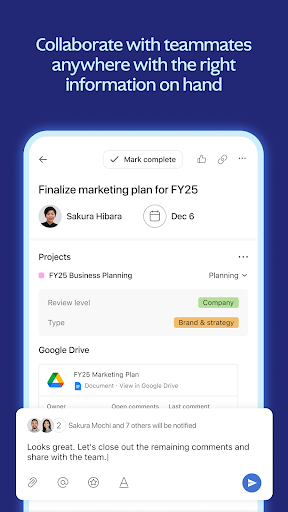 Asana: Where work connects screenshot