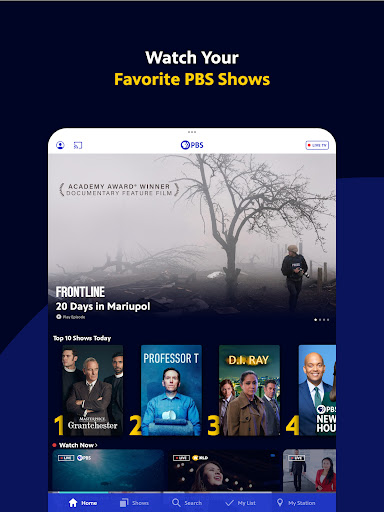 PBS: Watch Live TV Shows screenshot