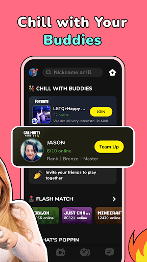 CastChat - Match & Voice Chat screenshot