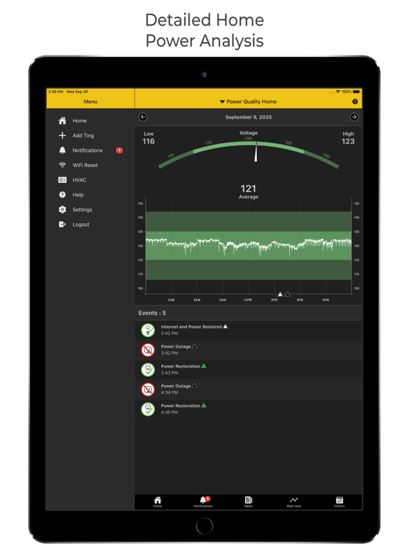 Ting Sensor screenshot