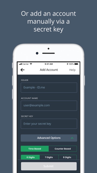 ID.me Authenticator screenshot