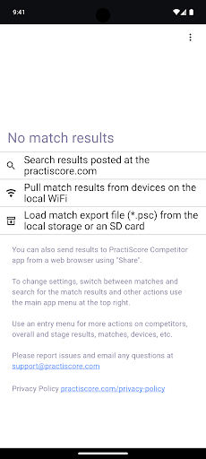 PractiScore Competitor screenshot