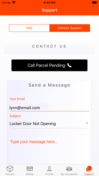 Parcel Pending screenshot