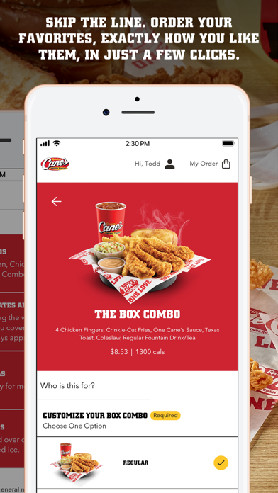 Raising Cane's Chicken Fingers screenshot