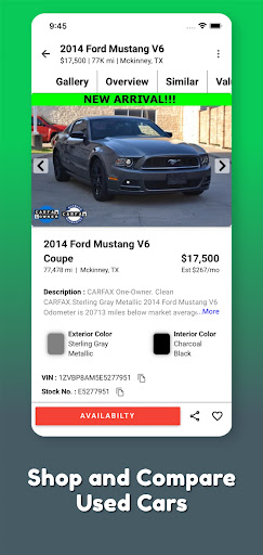 VIN Check Report for Used Cars screenshot